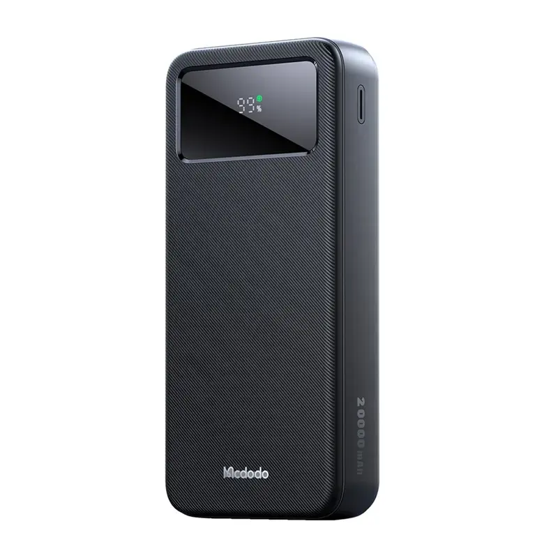 Mcdodo MC-4230 external battery (powerbank) | 20000 mAh | 22.5W | USB-C, USB-A | LED display | black