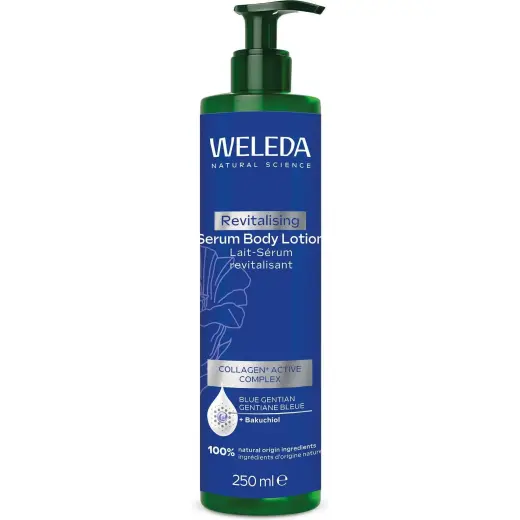 Weleda, Siero Viso, Blue Gentian Revitalizing Milk Serum Improves Skin Elasticity