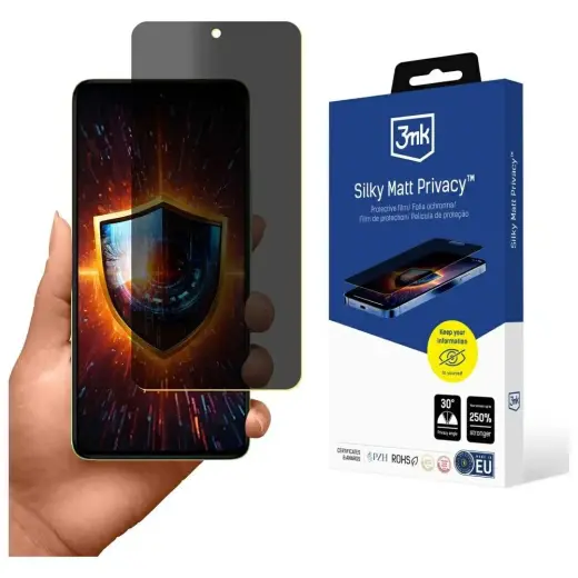 3MK Silky Matt Privacy Screen Protector for Redmi Note 14 4G