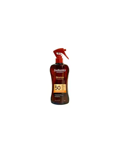 Babaria Sol Bronze Aceite Protector Solar Coco Spray Spf50 200ml