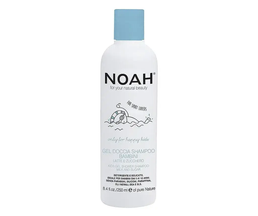 Noah, Kids, Citrus & Aromatic, Shower Gel & Shampoo 2-In-1, Natural Ingredients, 220 ml