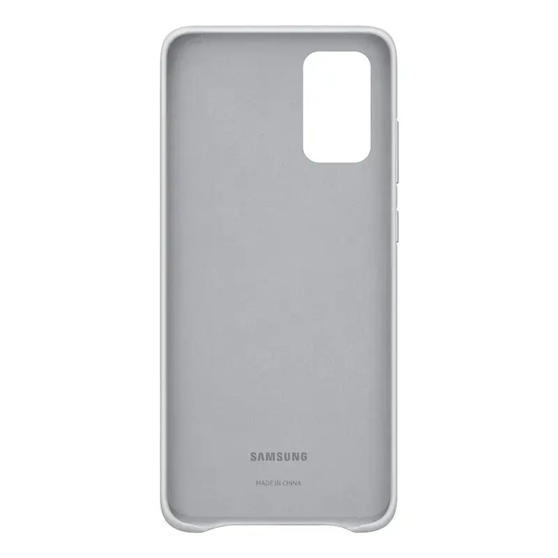EF-VG985LSE Samsung Leather Cover for Galaxy S20+ Silver