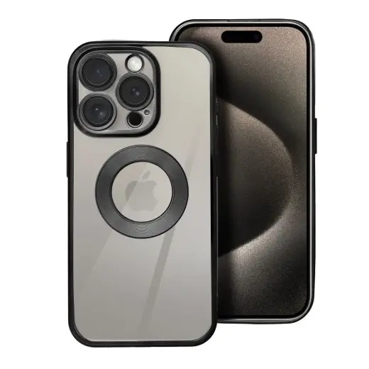 GLAM maciņš telefonam iPhone 17 Pro Max melns