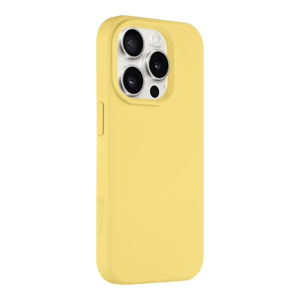 Tactical Velvet Smoothie Cover for Apple iPhone 15 Pro Banana
