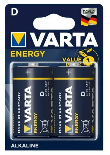Varta 4120|D2 Alkaline LR20 1.5V батарейки (2шт.) (EU Blister)