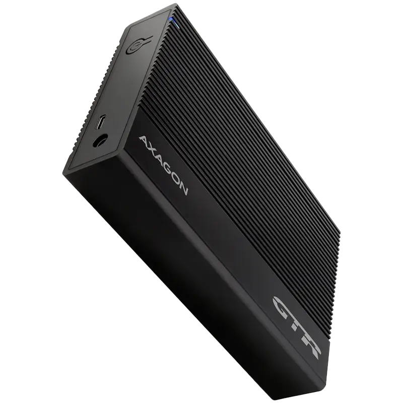 AXAGON EE35-GTR USB-C 3.2 Gen 1 - SATA 6G, 3.5'' External RIBBED box BLACK