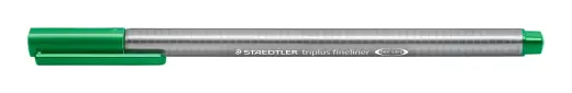 Flomasterveida pildspalva STAEDTLER TRIPLUS fineliner, 0.3mm, zaļa tinte