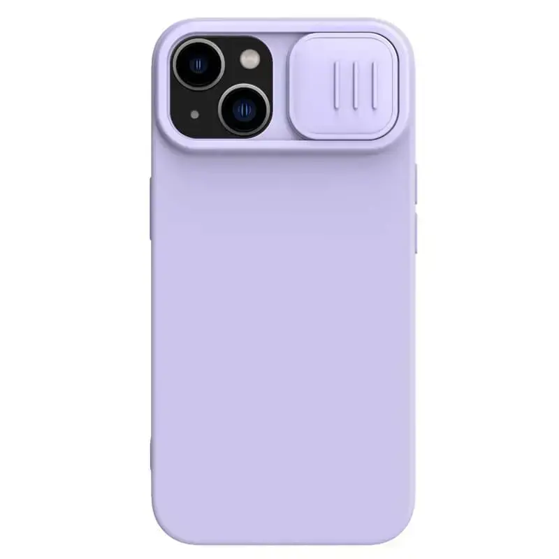 Nillkin CamShield Silky Silicone Case for Iphone 15 Plus purple