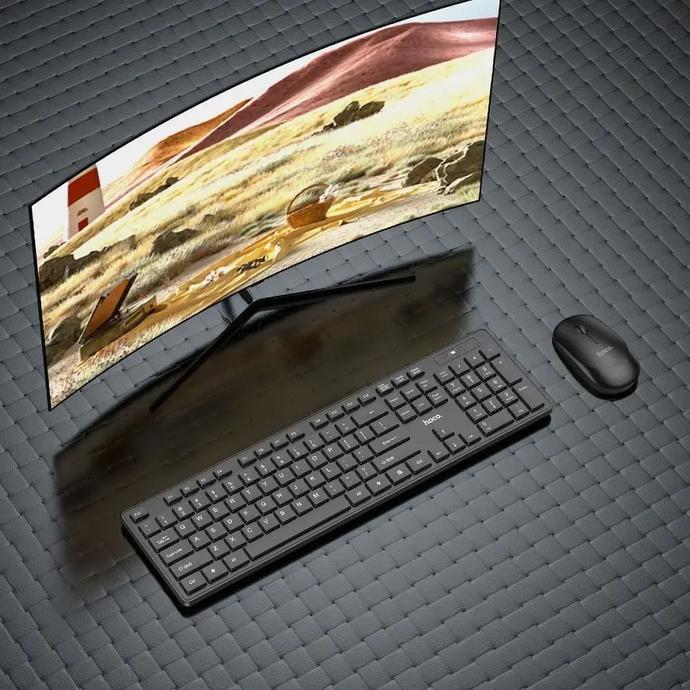 Wireless keyboard and mouse set Hoco GM17 black