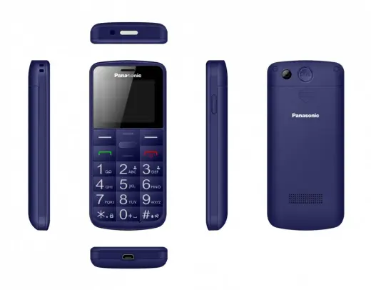 Mobile phone for senior KX-TU110 blue