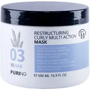 Puring 03 Rehab Restructuring Curly Multi Action Mask - Intenzivní hydratační maska pro kudrnaté, vlnité a krepaté vlasy 500ml