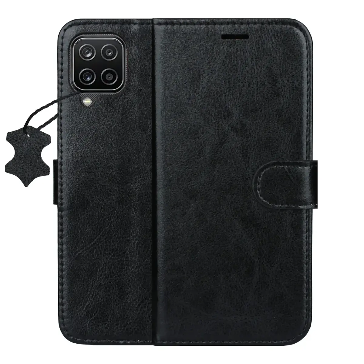 Smart Luxe leather case for  Samsung Galaxy A12 / M12  black