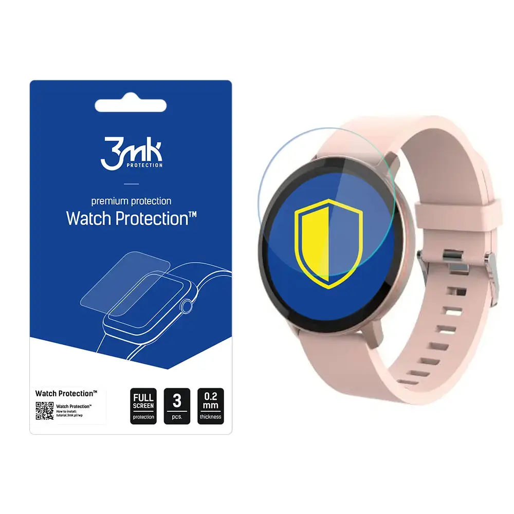 Forever ForeVive Lite SB-315 - 3mk Watch Protection™ v. FlexibleGlass Lite screen protector