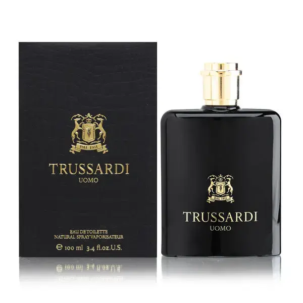 Trussardi Mens Uomo Eau De Toilette 100ml - Rose Leather - One Size