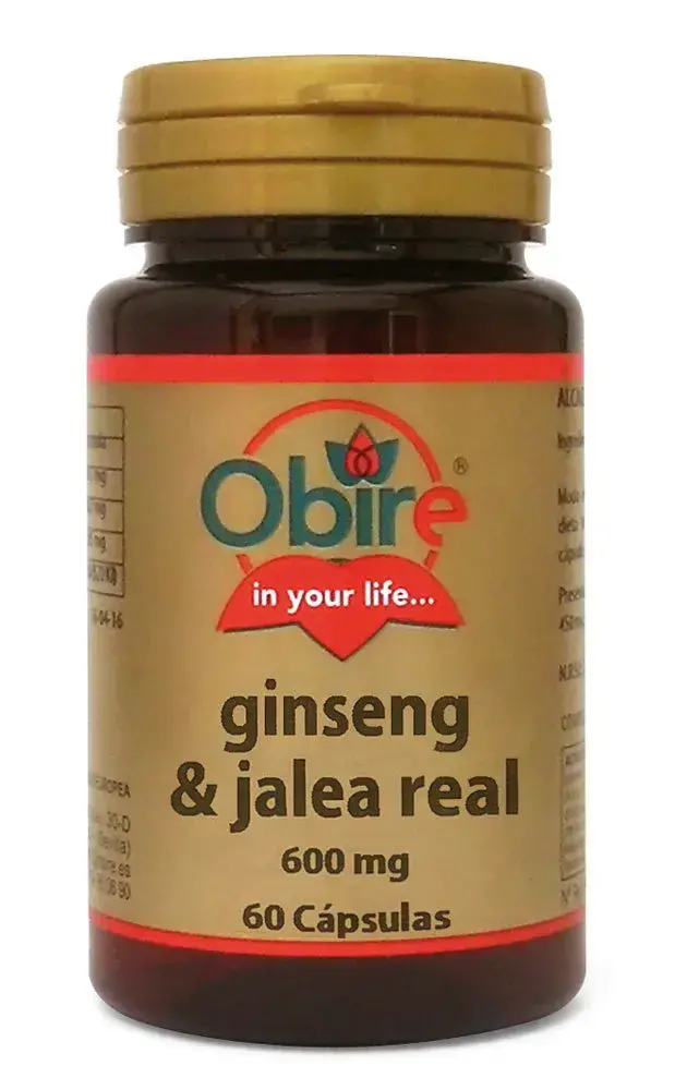 Obire Ginseng Jalea Real 600 Mg 60 Caps