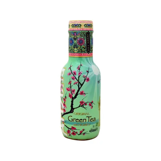Zaļā ledus tēja ARIZONA ar medu, 0.45l PET