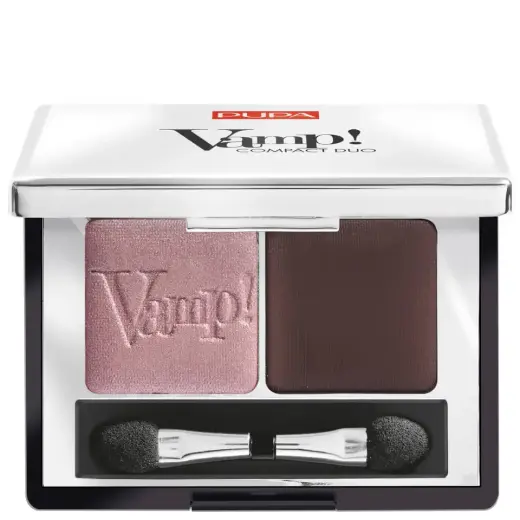 Vamp! Compact Duo Eyeshadow - 002 Pink Earth by Pupa Milano for Women - 0.078 Oz Eye Shadow