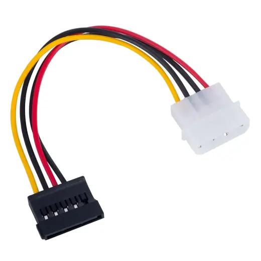 Adapter with cable Akyga AK-CA-17 Molex (m) | SATA (f) 15cm