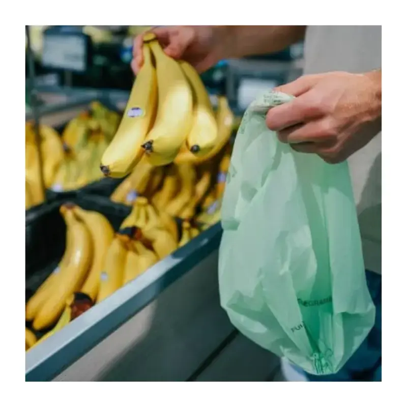 Maisiņi dārzeņiem un augļiem kompostējami BioBag (300 gab. rullī) 13mkr. 34x42cm zaļi