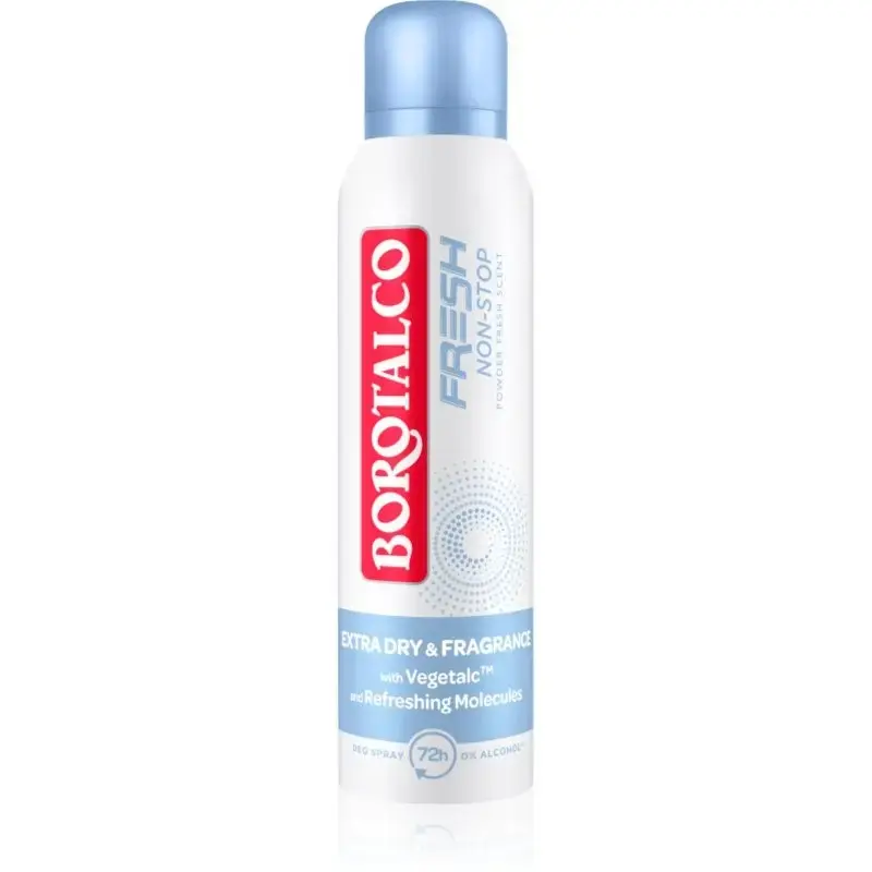 Borotalco Non-Stop Fresh Powder Fresh Deodorant Spray 72h 150 Ml