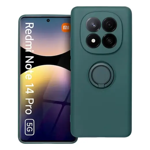 Case for Xiaomi Redmi NOTE 14 PRO 5G Silicone Ring green