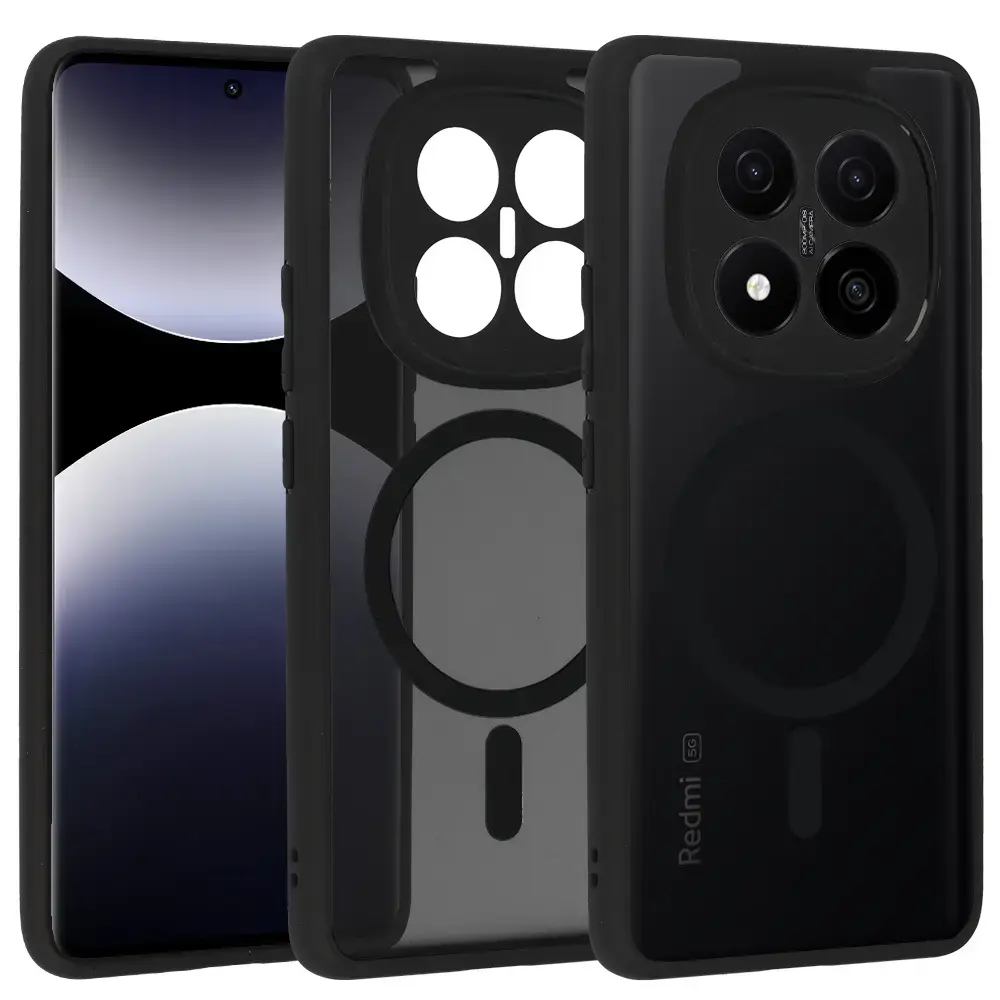 Full Matte Mag Cover for Xiaomi Redmi Note 14 Pro Plus 5G black
