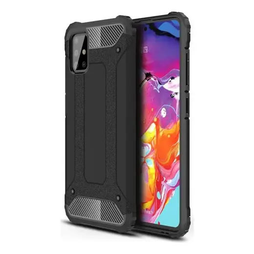 Armor telefono dėklas Samsung Galaxy A51 juodas