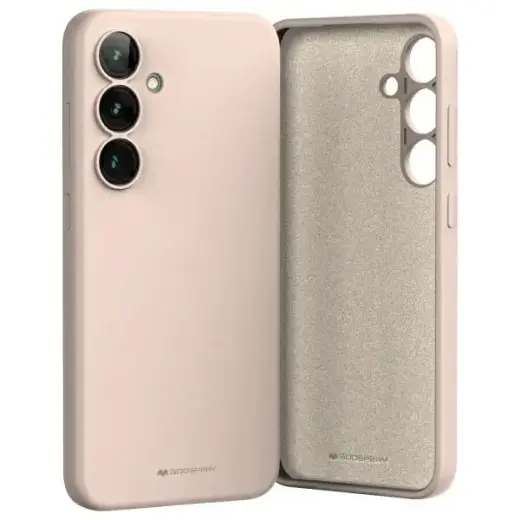 Mercury Silicone phone case for Samsung Galaxy A16 5G pink