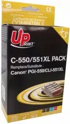 Tintes kārtridžs UPrint Canon PGI-550/CLI-551 Multipaka