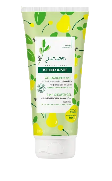 KloraneJunior Shower Gel 2-in-1 Body & Hair Pear Odor 200ml