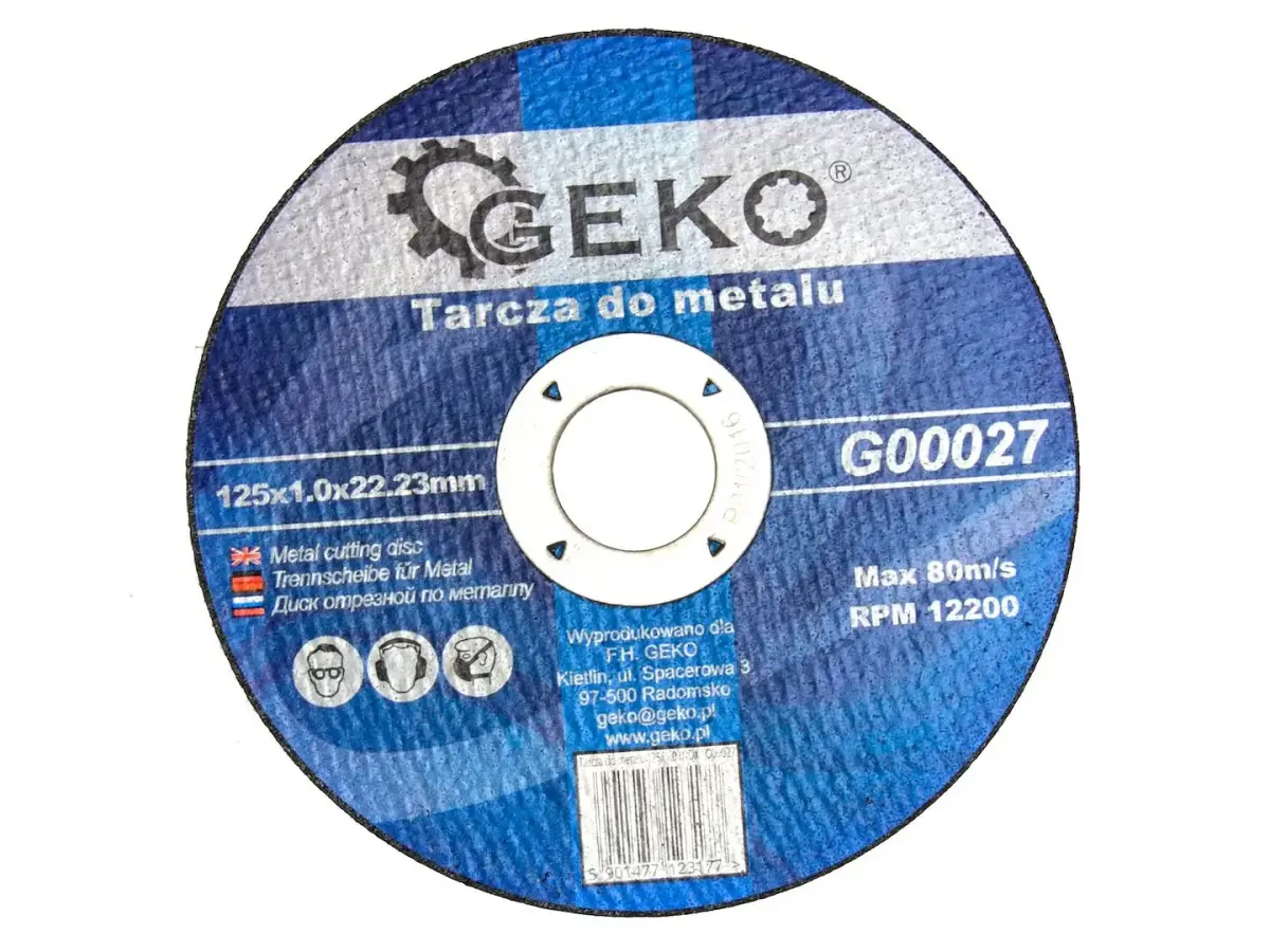 Metallilõikeketas 125x1,0x22,23mm GEKO