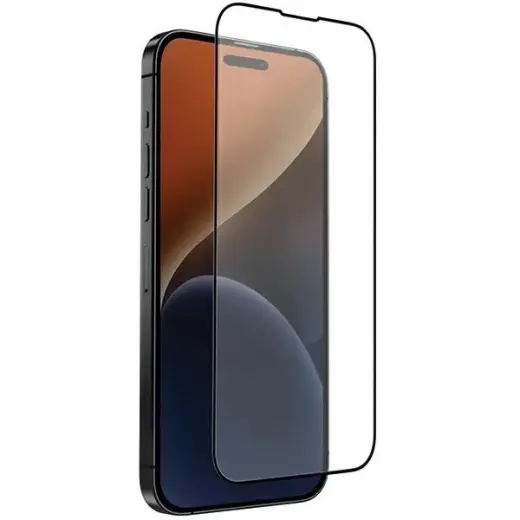 Uniq Optix Matte frosted tempered glass for phone iPhone 15 Pro with applicator