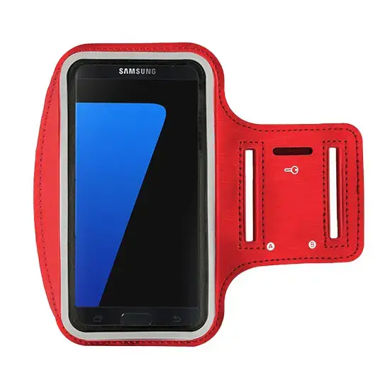 Armband SLIM Type 1 Case for Iphone 15 Pro Max/16 Pro Max/Samsung A15/A16/A25/A34/A55/M35/S20 FE/S24 FE/S24 Plus/S24 Ultra (6,0 Inches) RED