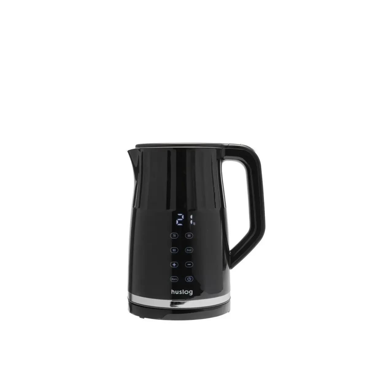 Huslog grooved kettle with touch panel black 1,7L 2200W