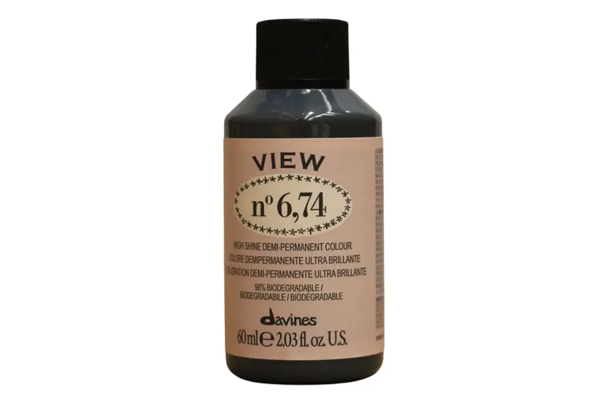 Davines View, Demi-Permanent Hair Dye, 6