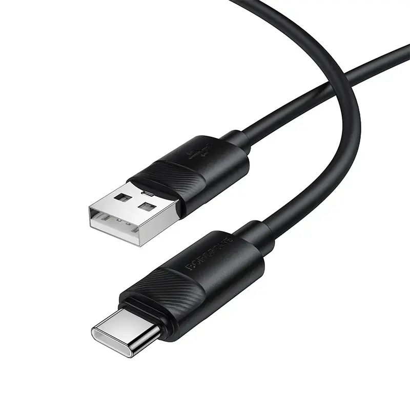 Borofone BX123 Leya data transfer and charging cable | USB-A to USB-C | 36W | 1m | black