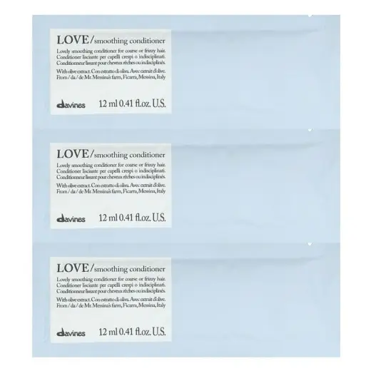 Davines, Love Smoothing, Hair Conditioner, 12 pcs, 12 ml