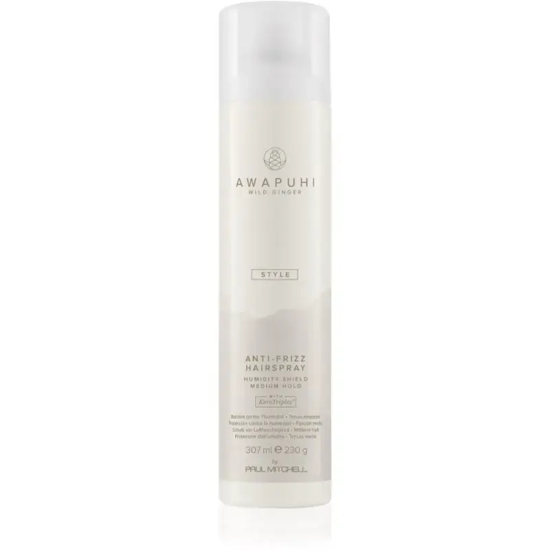 Paul Mitchell Awapuhi Wild Ginger Anti-Frizz Hairspray Setting Spray to Treat Frizz 307 Ml