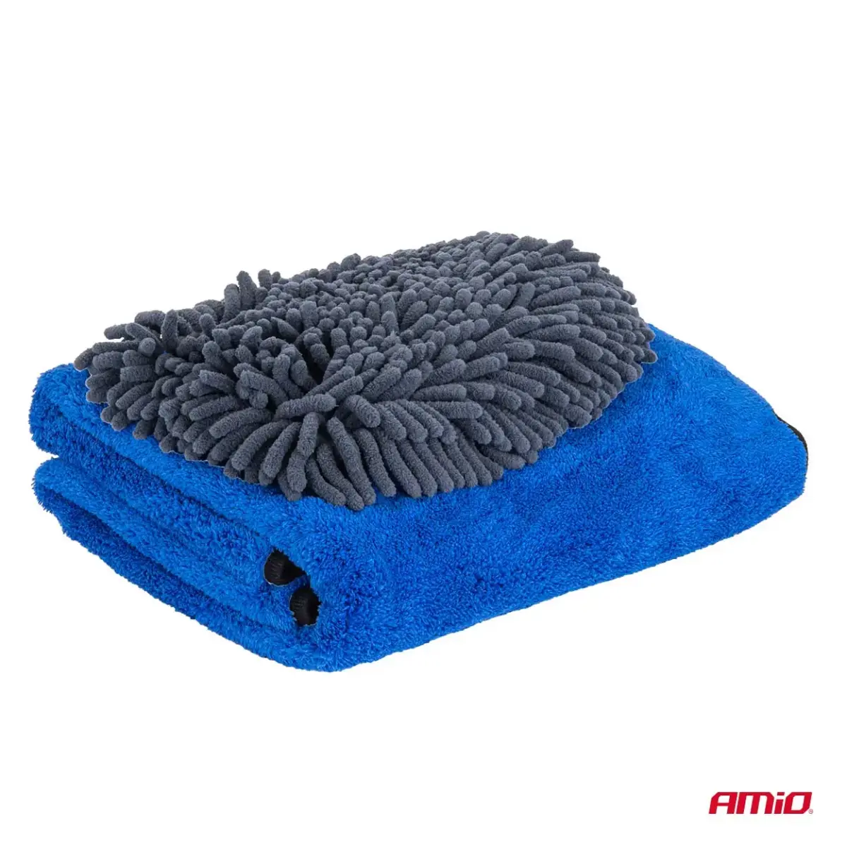 Microfiber glove and drying towel 94/800gsm 20x26/60x90cm AMIO-04489