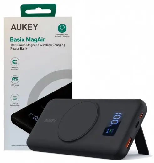 PB-WL02i Внешний аккумулятор (powerbank) | 10000mAh | 22.5W | MagSafe | LED | PD QC HSC Qi