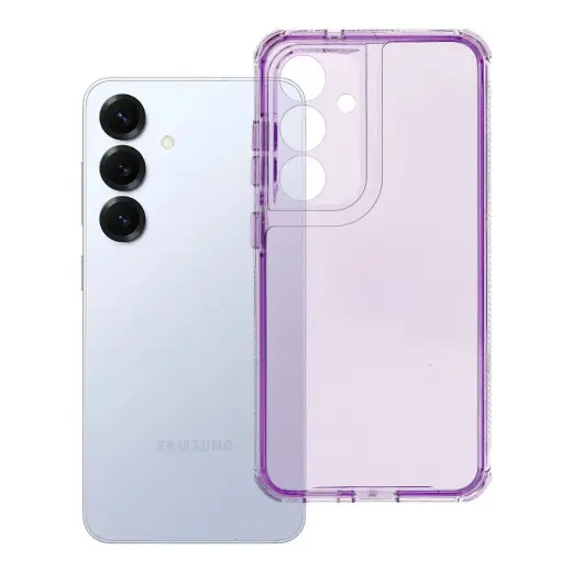 MATRIX CLEAR telefono dėklas Samsung Galaxy S25 (S931) violetinis