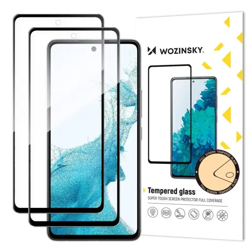 Wozinsky Full Glue karastatud kaitseklaas telefonile Galaxy S26+ (ühildub ekraanialuse sõrmejäljelugejaga) (2 tk.)