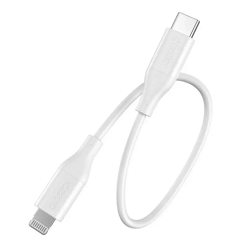 Cable Choetech IP0040 USB-C to Lightning PD18|30W 1,2m (white)