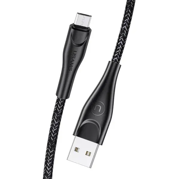 USAMS U41 data transfer and charging cable | USB-A to Micro USB | 10W | 1m | black