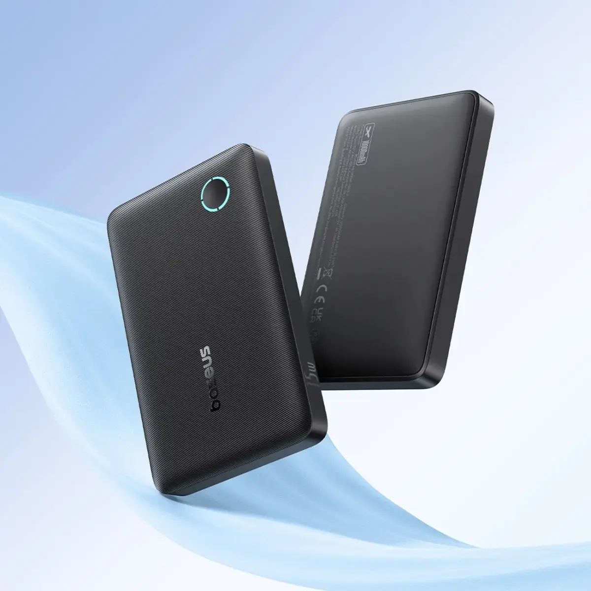 Baseus EnerFill FP11 Power Bank 10000mAh 15W (with black Simple USB-C - USB-C 20V/3A 30cm cable) - black
