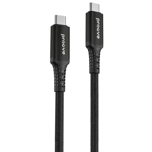 Proove Speed Line data transfer and charging cable | USB-C to USB-C | 240W | 1m | black