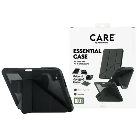 Etui Care by PanzerGlass Y fold do iPad   Pro 11" (2025|2024) czarny