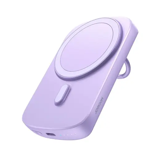 Joyroom JR-W030 external battery (powerbank) | 6000 mAh | 20W | USB-C, MagSafe | purple