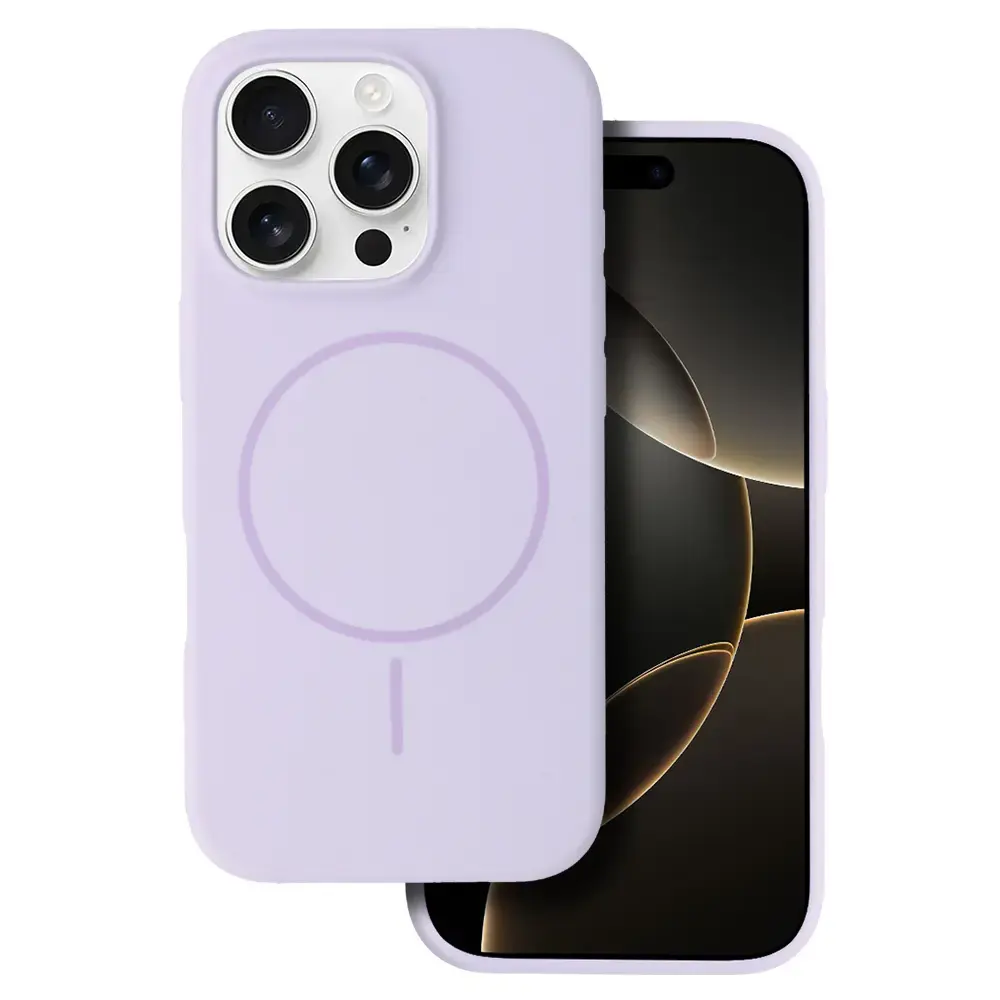 Magsafe Slim Silicone for Iphone 13 Pro purple