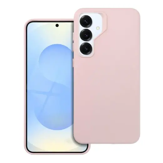 Leather Mag Cover phone case with MagSafe support for Samsung Galaxy S25+ (S936) pink